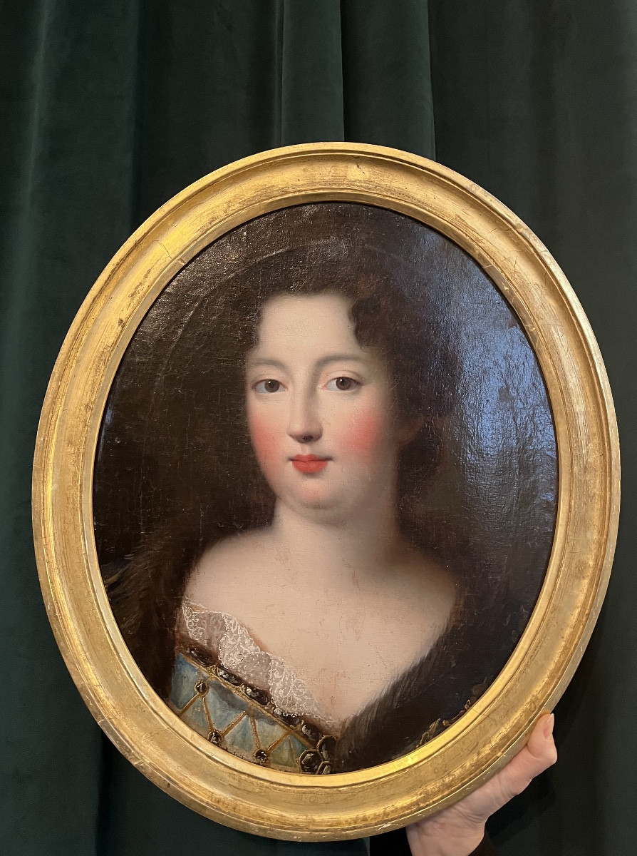 Presumed Portrait Of Mademoiselle De Blois In The Early 18th Century