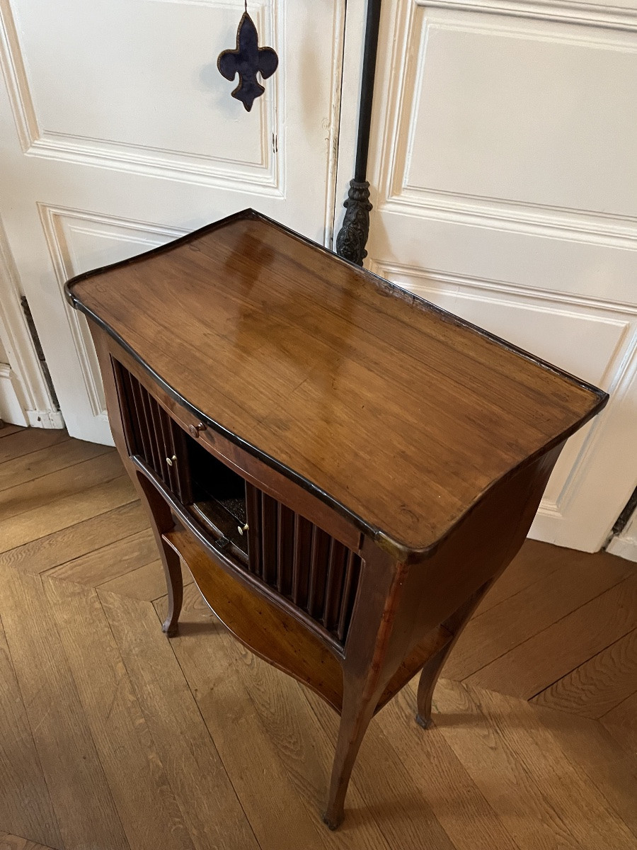 Louis XV Period Fruitwood Chiffonier Table -photo-2