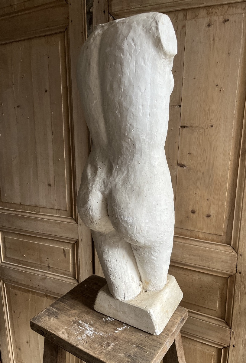 Buste en plâtre  des années 60-photo-1