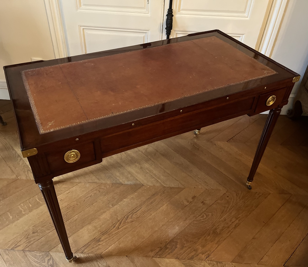 Table à jeux tric-trac d’époque Louis XVI -photo-4