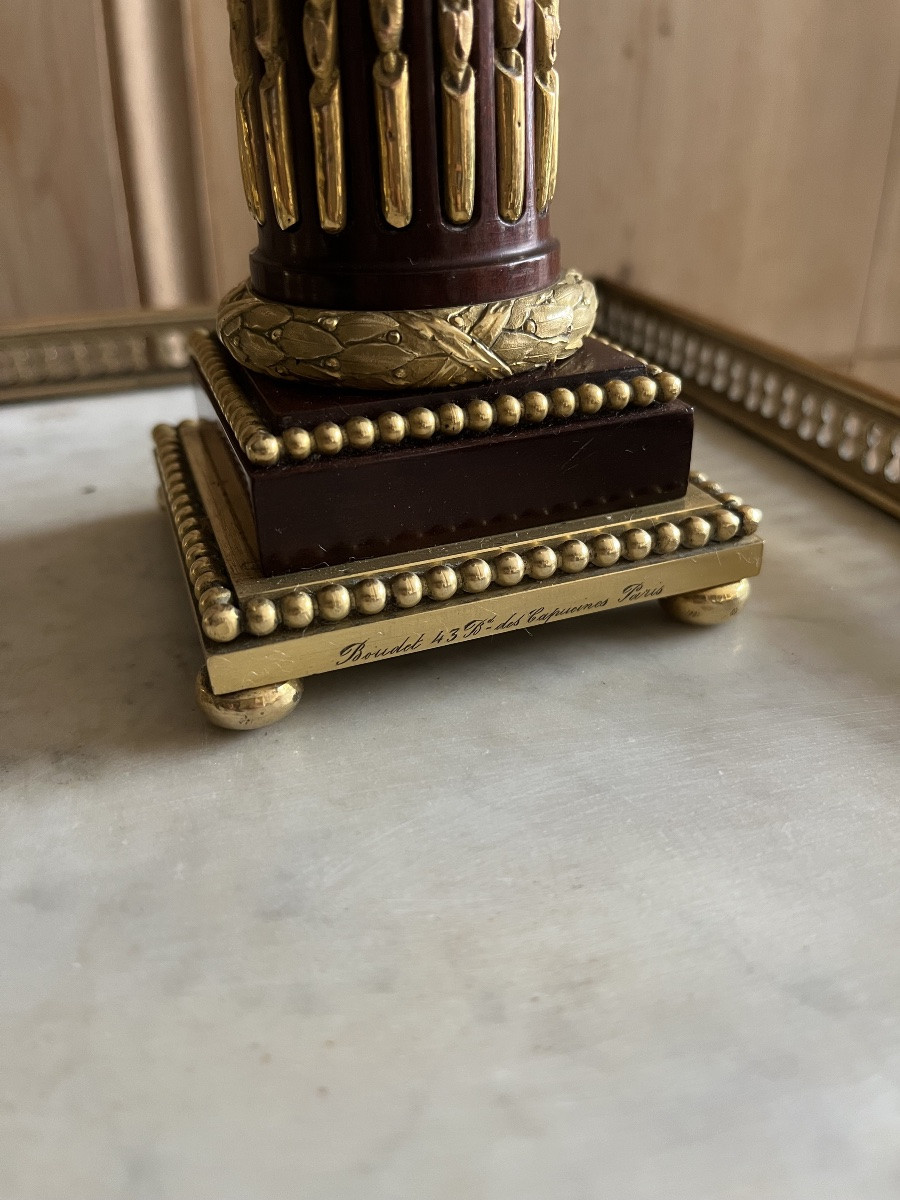 Louis XVI Style Oil Lamp - Maison Boudet Paris-photo-3