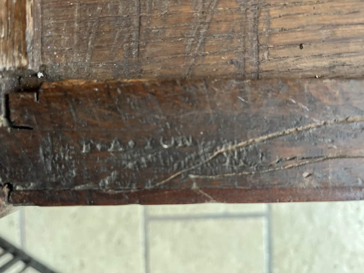 Commode d’époque Louis XVI estampillée F.A . Yon-photo-3