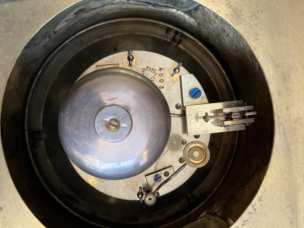 Cartel d’applique en bronze doré NIII-photo-1