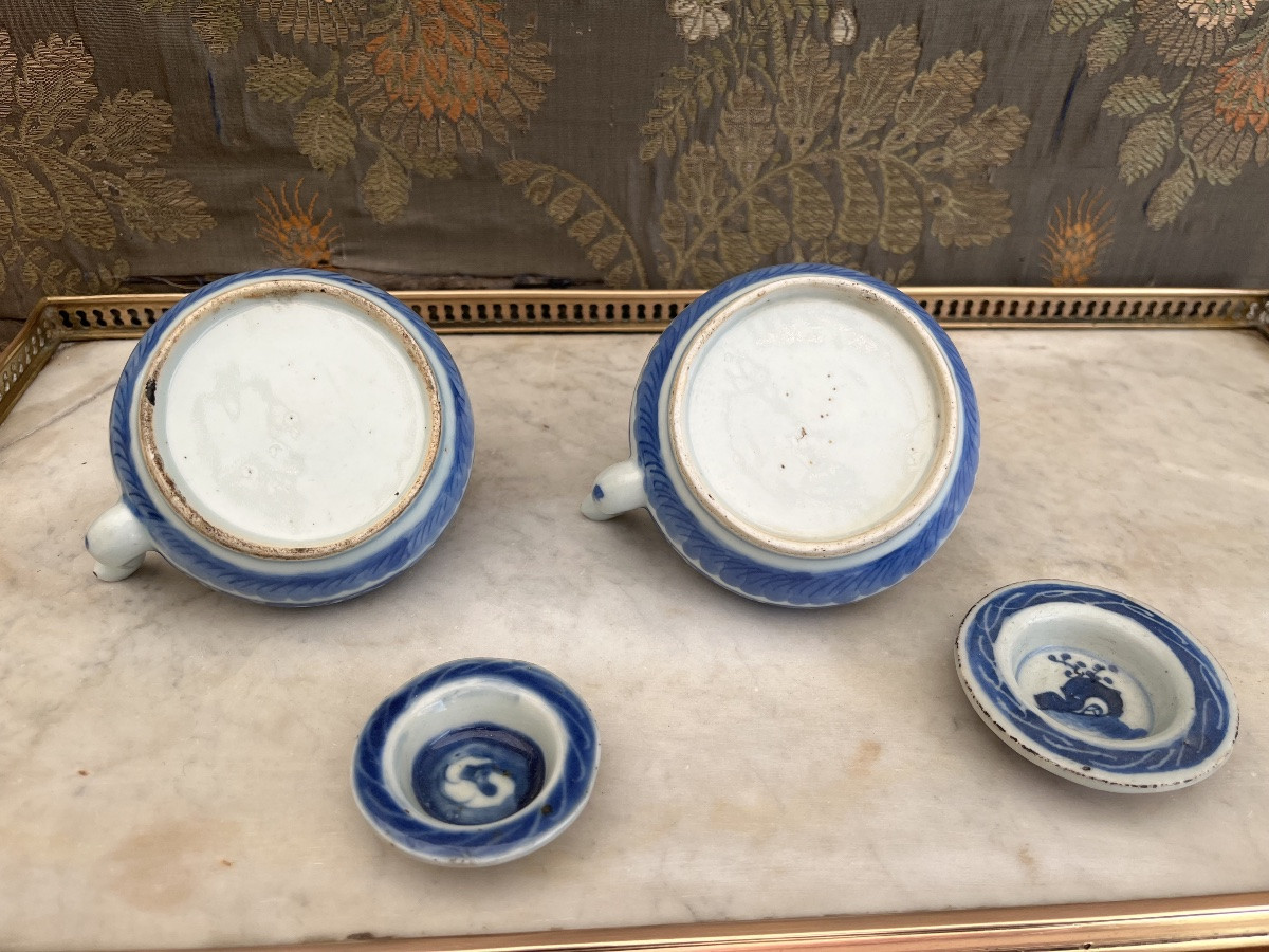 Deux théières en porcelaine - Chine XIXe-photo-2