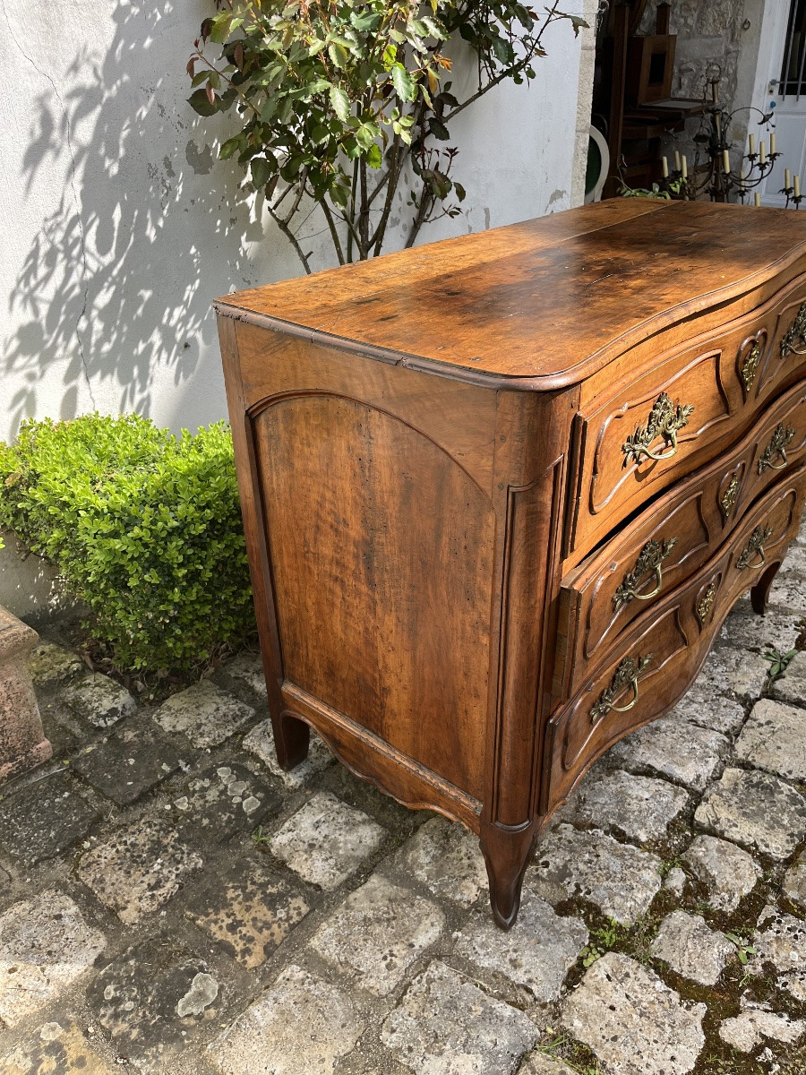 18th Century Walnut Chest Of Drawers-photo-1
