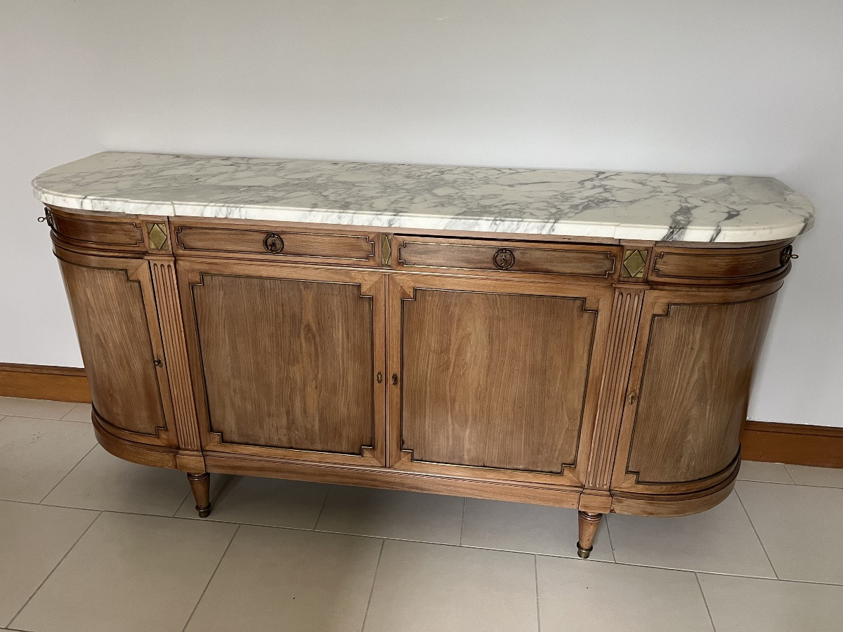 Louis XVI Mahogany Sideboard-photo-3