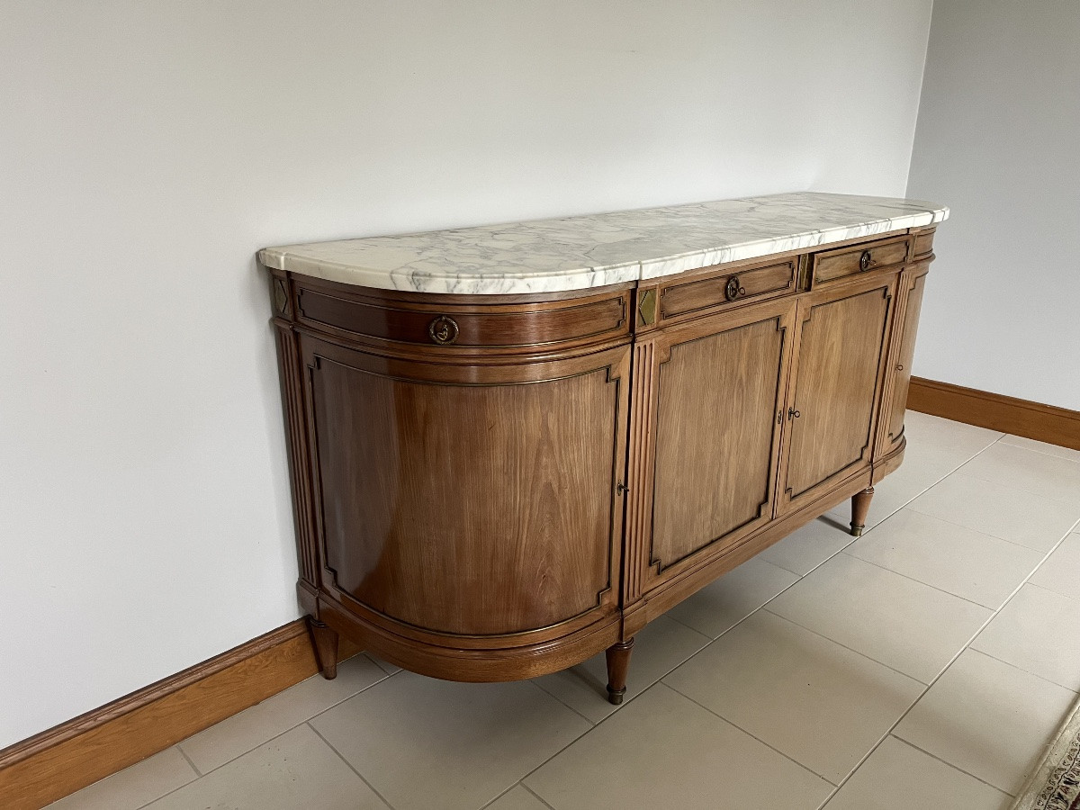 Louis XVI Mahogany Sideboard-photo-1