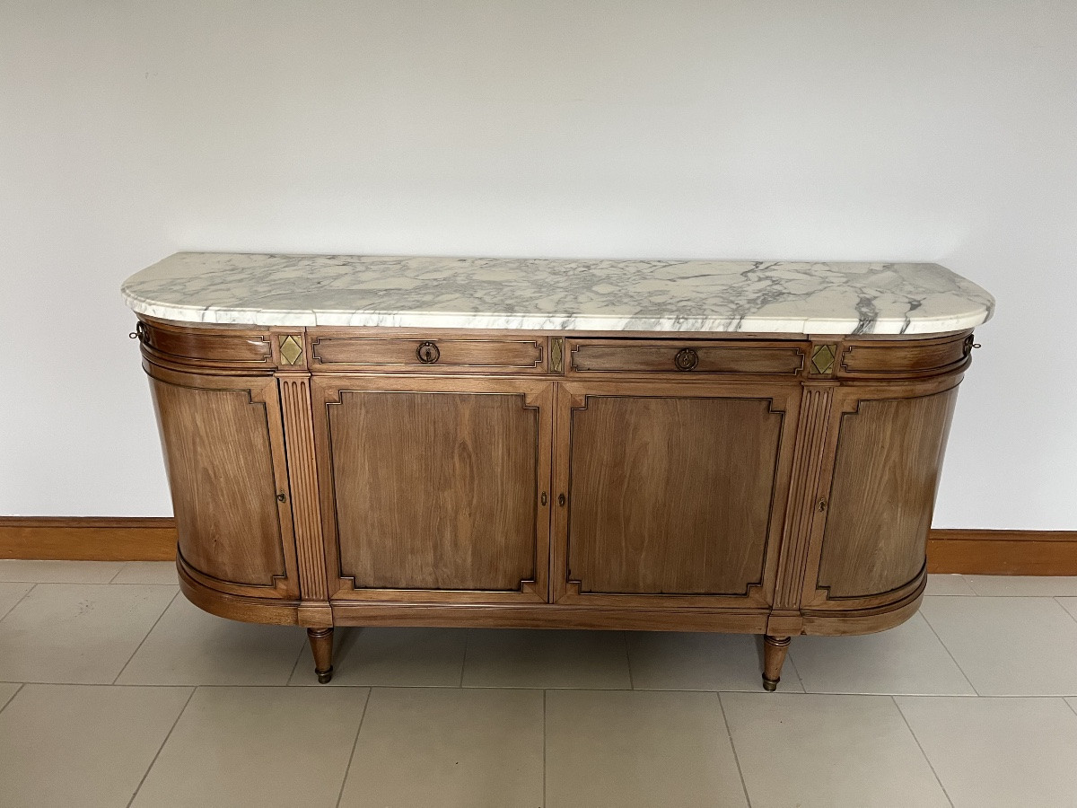 Louis XVI Mahogany Sideboard-photo-3