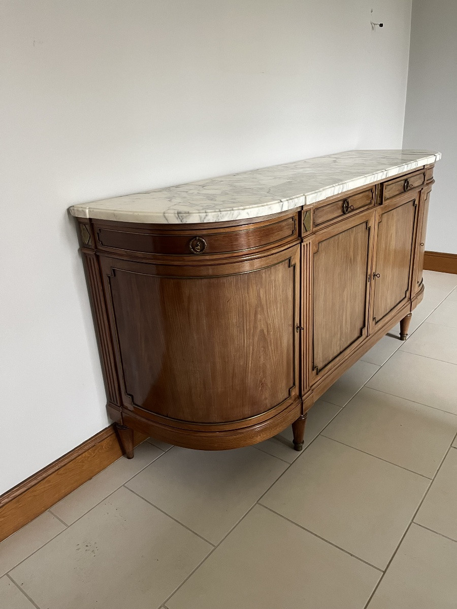 Louis XVI Mahogany Sideboard-photo-5