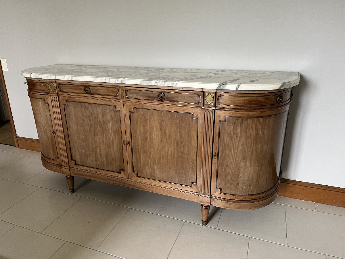 Louis XVI Mahogany Sideboard-photo-6