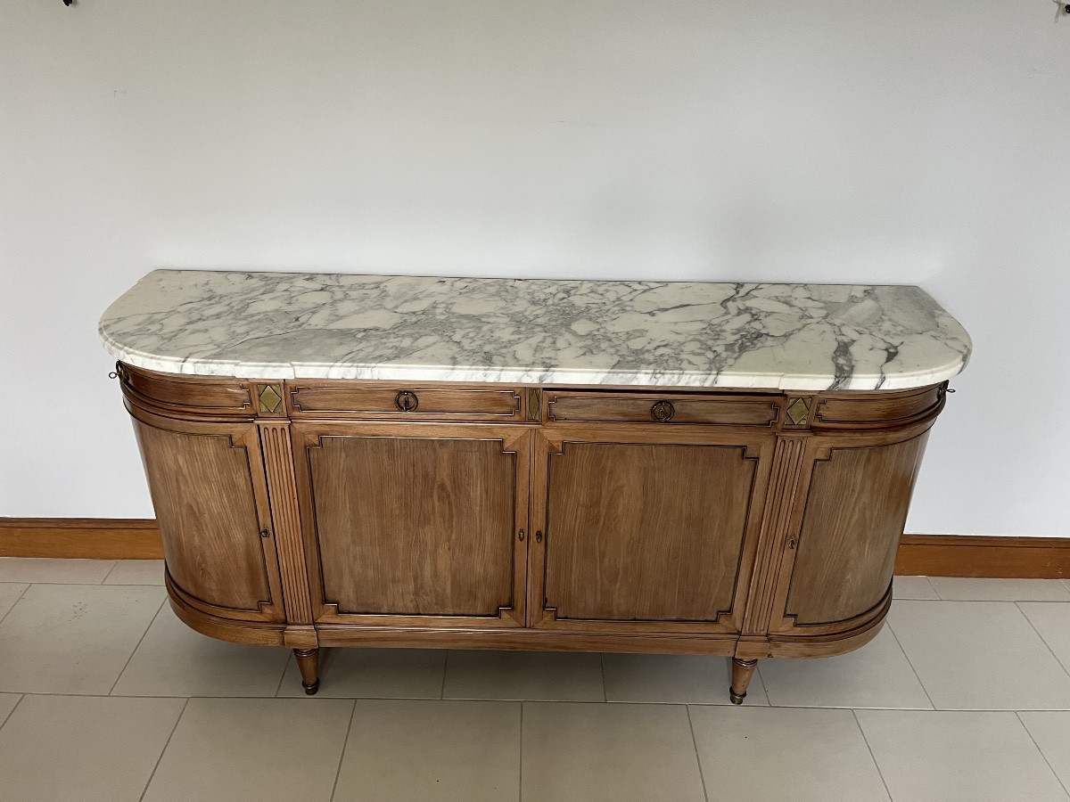Louis XVI Mahogany Sideboard-photo-7