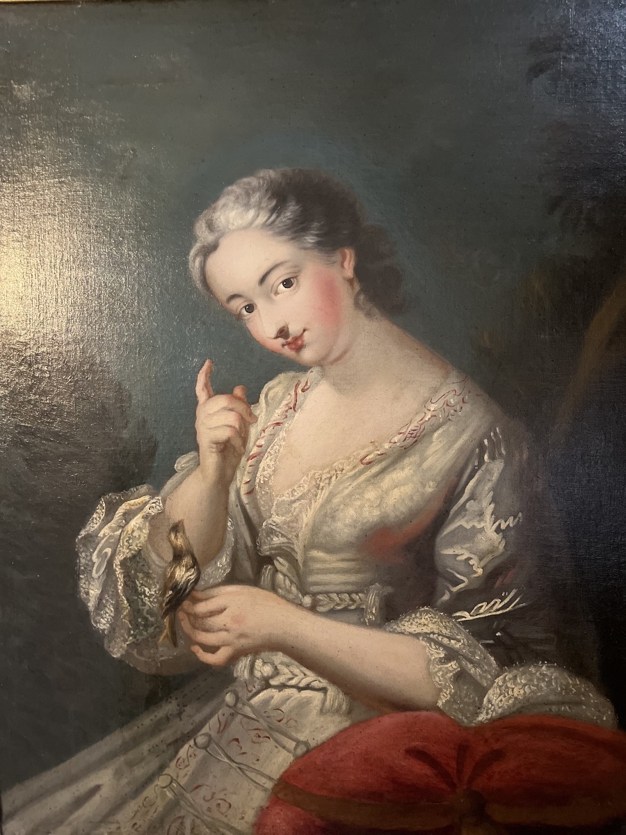 Portrait de la Marquise Jeanne Agnès Berthelot de Pleneuf -photo-3