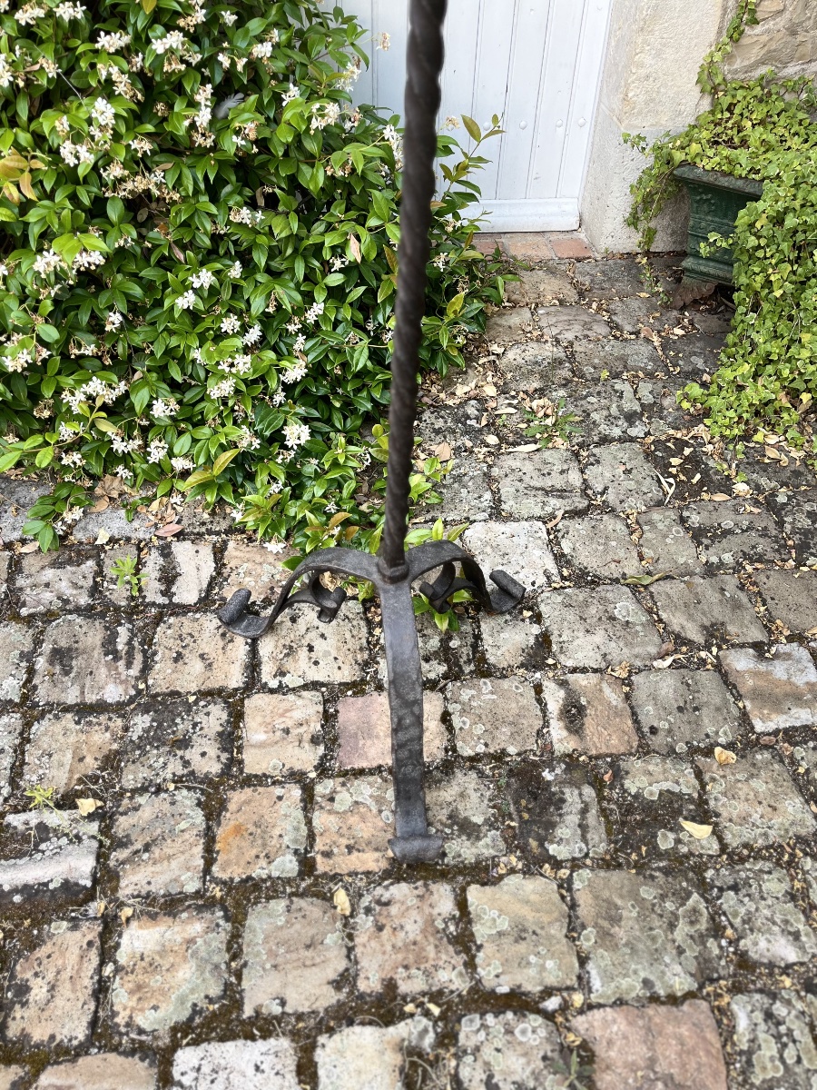 Wrought-iron Lectern With Fleur-de-lis Decoration -photo-2