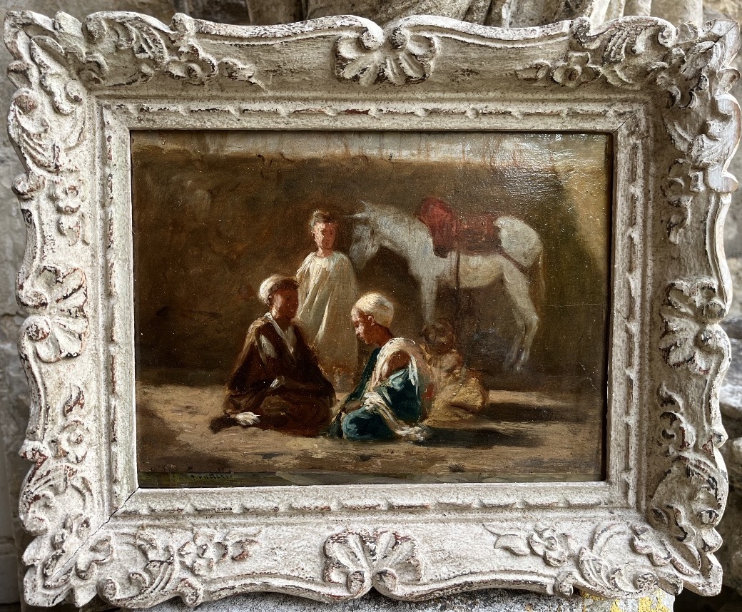 Children - Oil On Panel, Signed By Charles Landelle