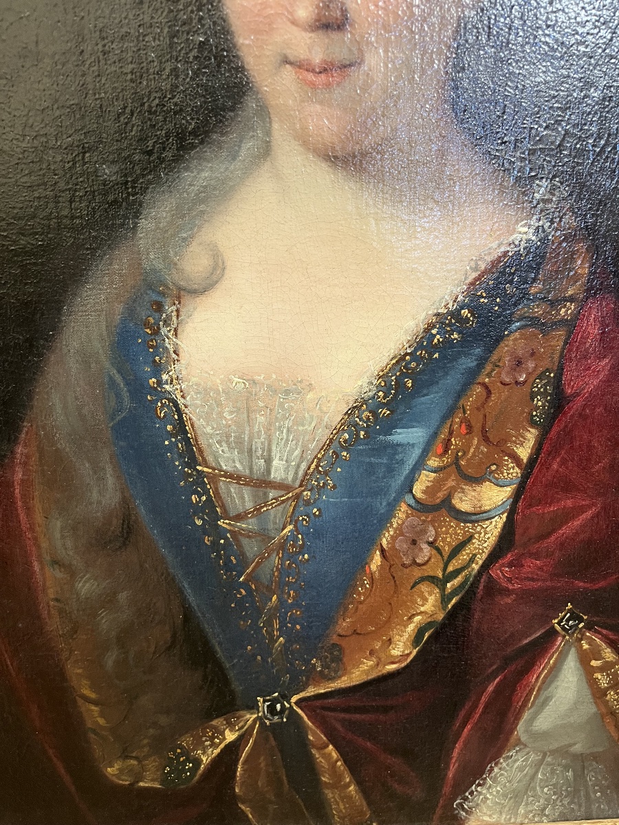 Portrait de jeune femme début XVIIIe -photo-5