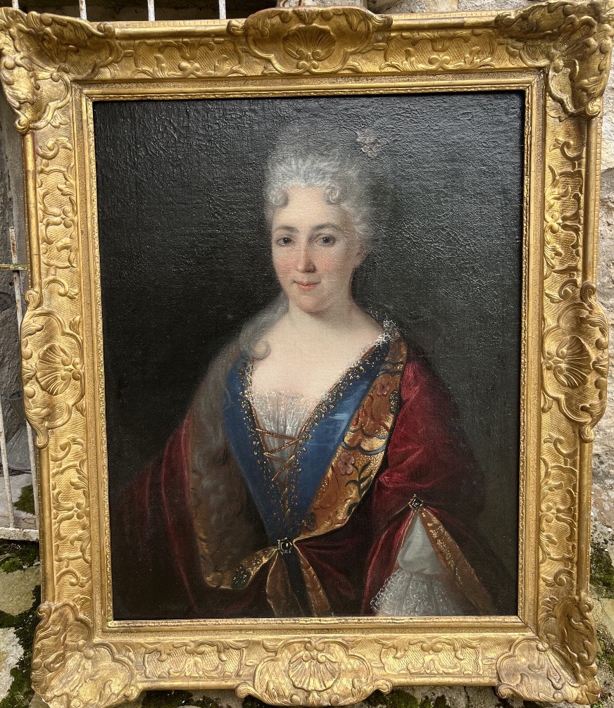 Portrait de jeune femme début XVIIIe 