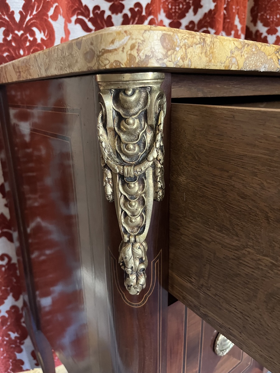 Commode en acajou de style transition -photo-2