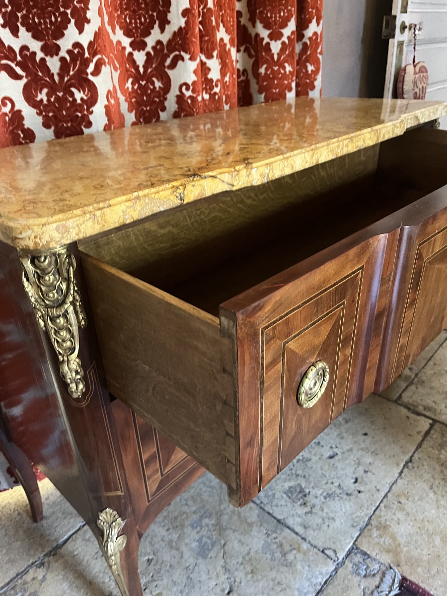 Commode en acajou de style transition -photo-3