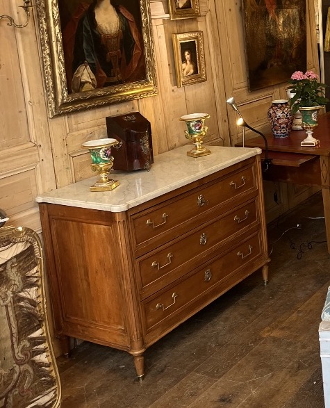 Louis XVI-era Fruitwood Chest Of Drawers 