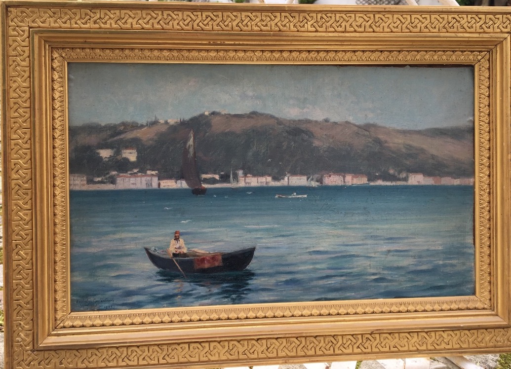 Huile sur panneau par pierre Marie Beyle 