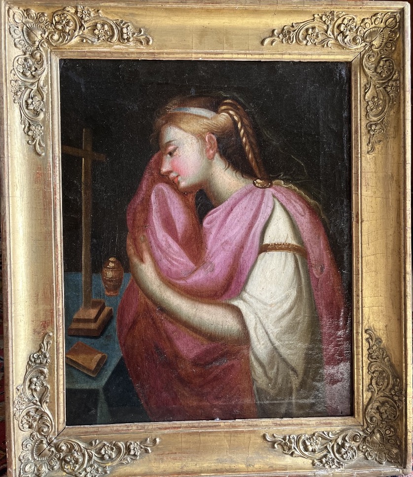 Saint Mary Magdalene - Oil On Canvas. 18th Century
