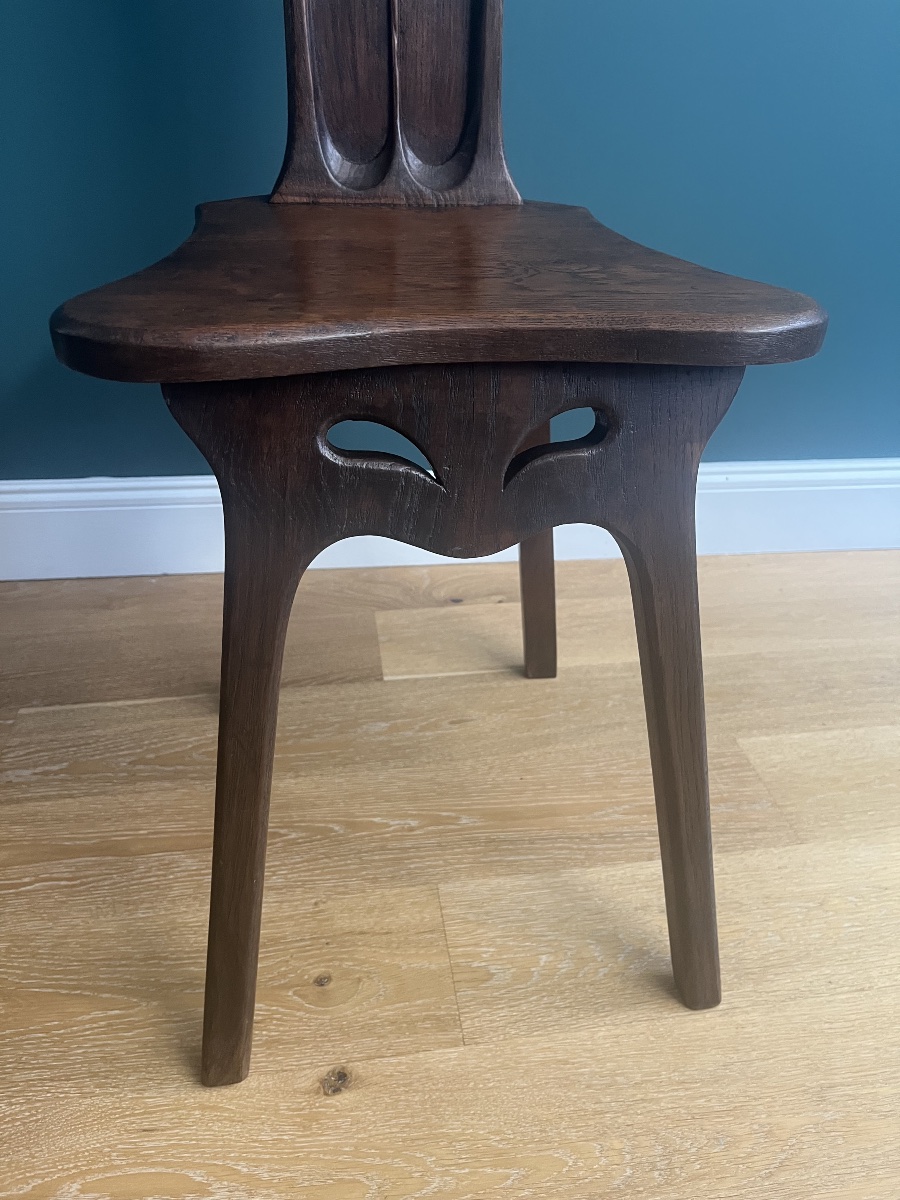 Maison Antoine Bastet - Pair Of Art Nouveau Chairs-photo-2
