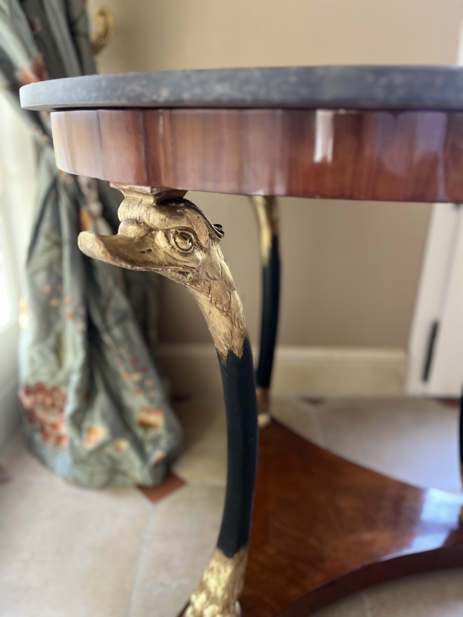 Empire-period Mahogany Tripod Side Table -photo-2