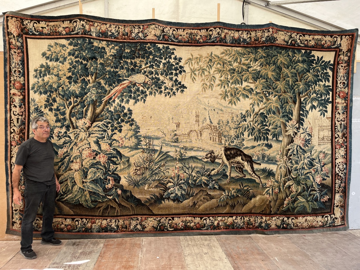 Large 18th-century Aubusson Tapestry -photo-7
