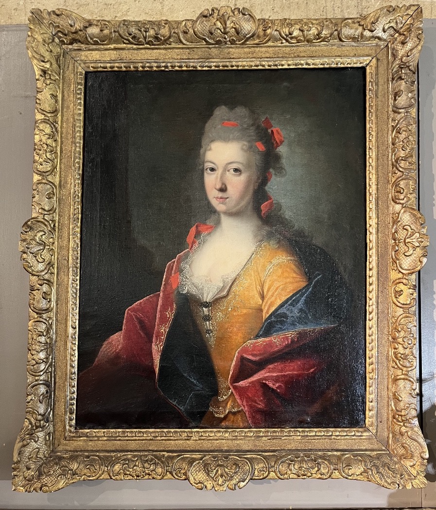 18th-century Portrait Of A Woman With A Red Ribbon 