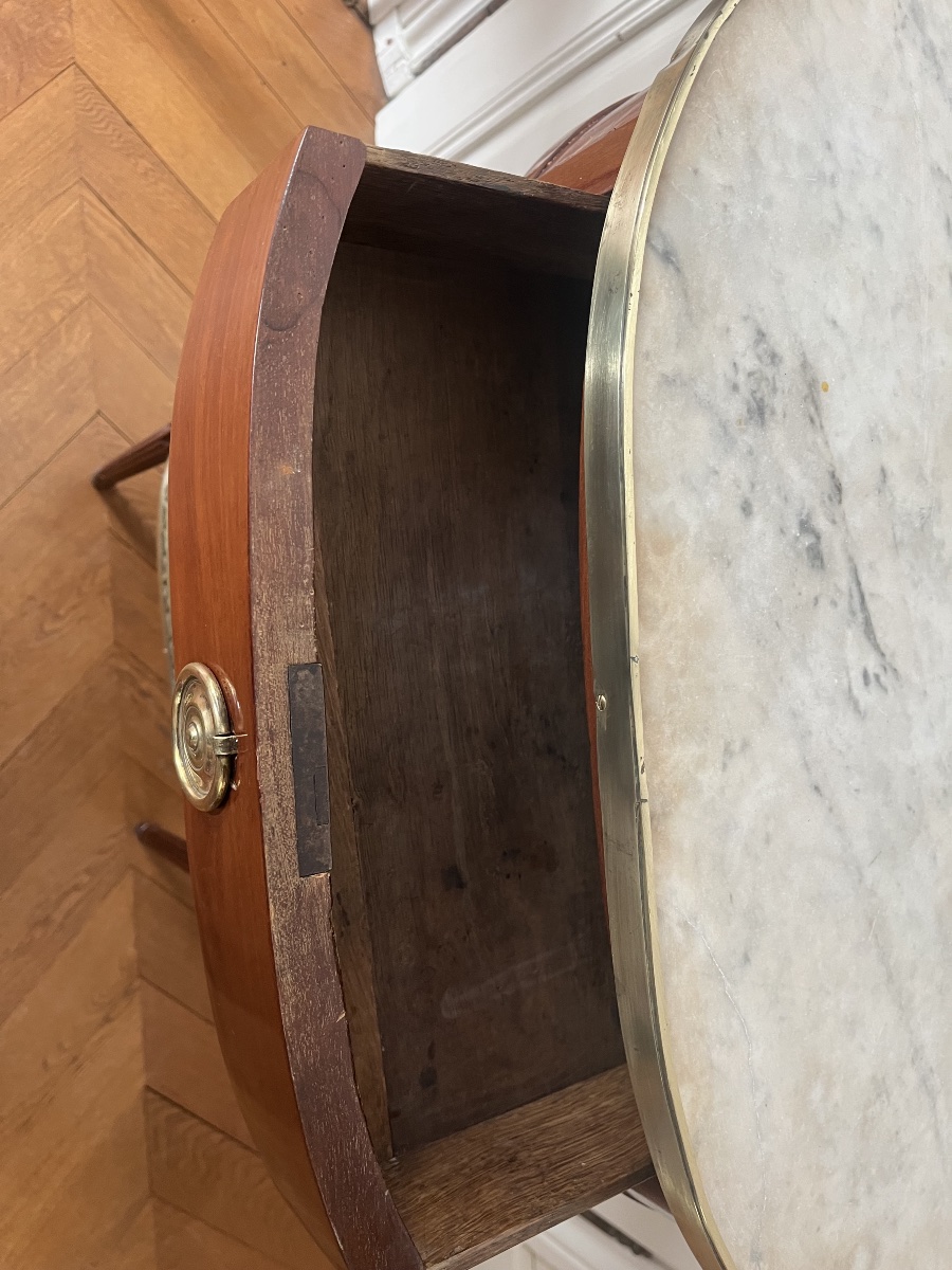 Louis XVI-era Mahogany Console Table -photo-4