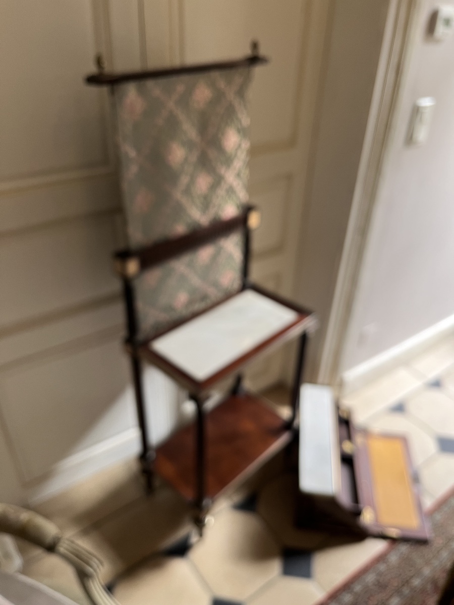 Louis XVI Mahogany Love Note Holder-photo-2