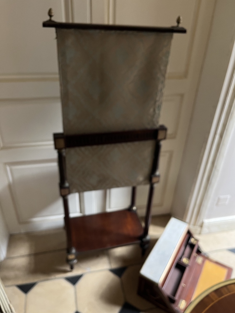 Louis XVI Mahogany Love Note Holder-photo-5
