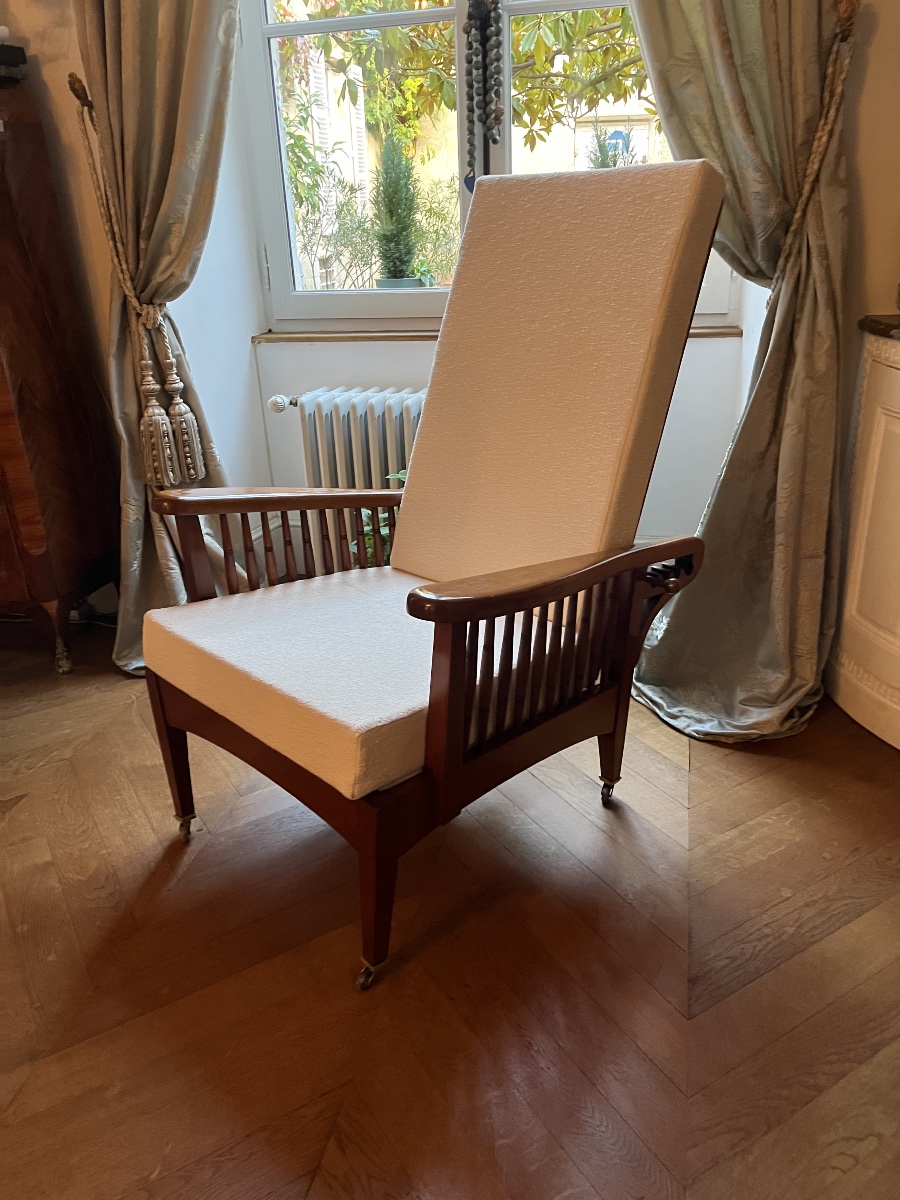 Fauteuil Maurice en acajou  d’epoque art- déco