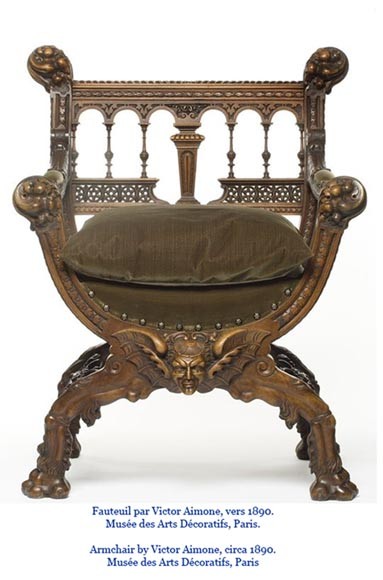 Paire De Fauteuils Par Victor Aimone-photo-6