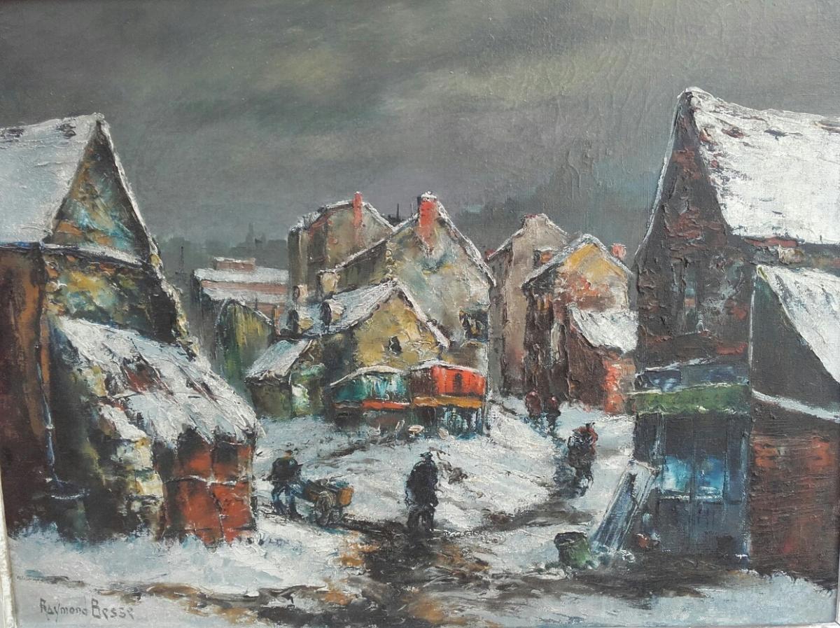 "the Winter Zone In Saint-ouen" - Raymond Besse-photo-2