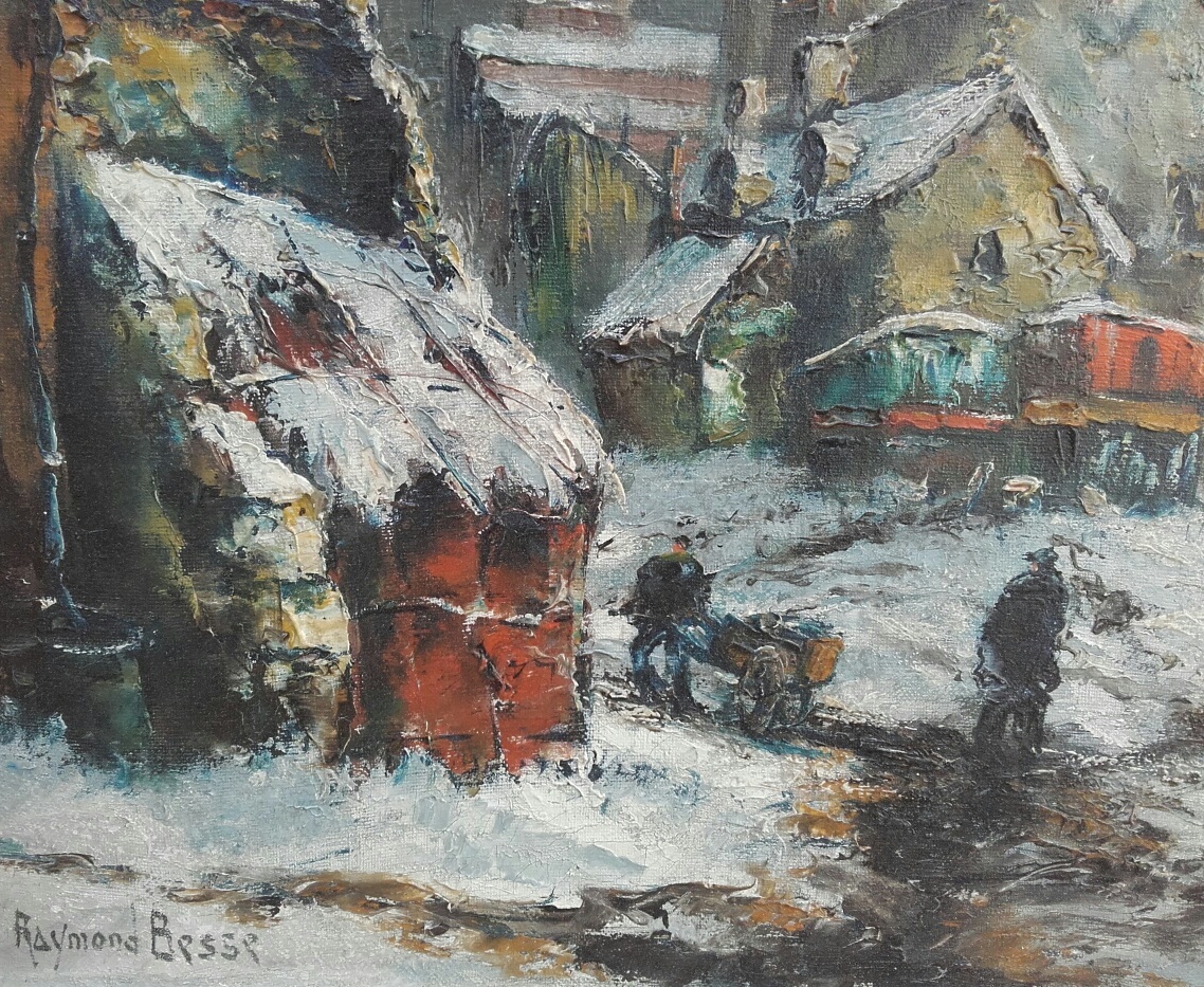 "the Winter Zone In Saint-ouen" - Raymond Besse-photo-3