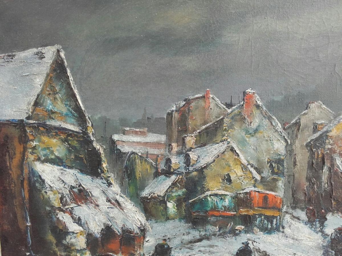 "the Winter Zone In Saint-ouen" - Raymond Besse-photo-1