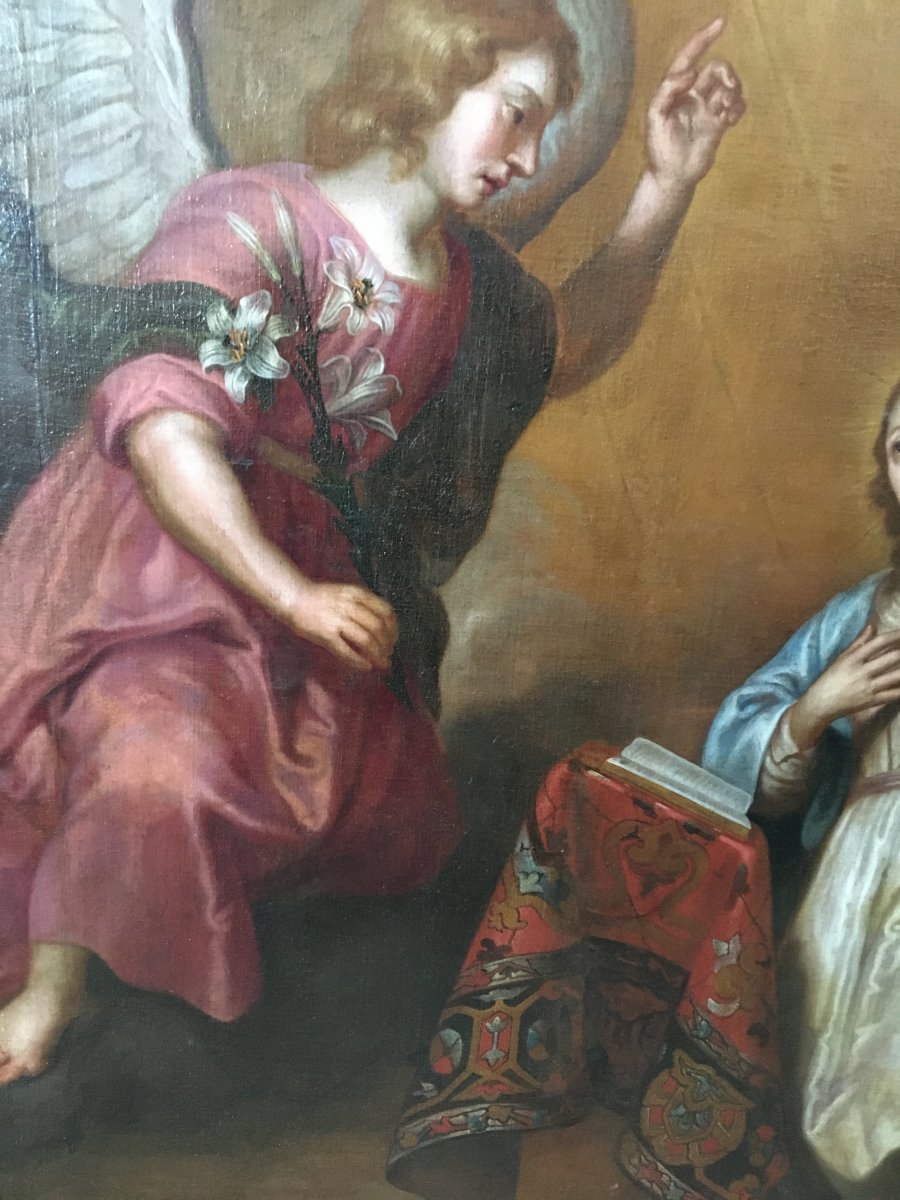 The Annunciation - Painting From 17th-photo-1