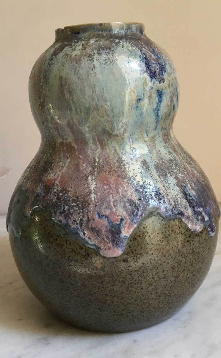 Glazed Stoneware Vase - Grem