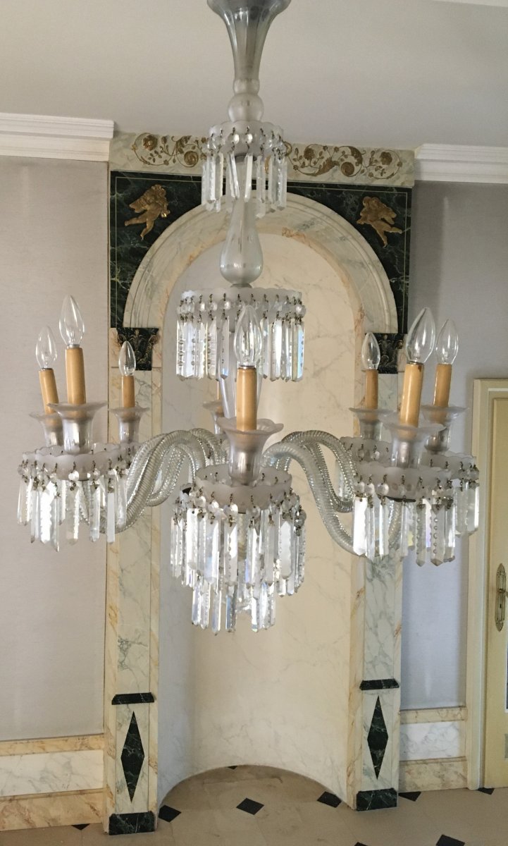 Glass Chandelier From Venice - Late XIXth