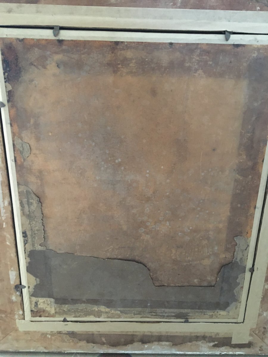 Pastel : Portrait d'élégante - 1900-photo-3