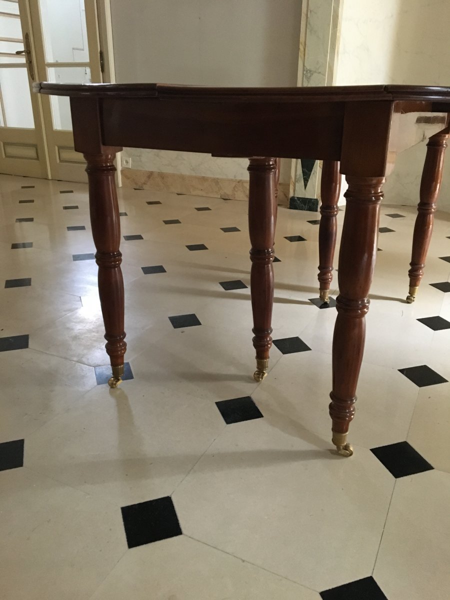 Table En Acajou,  6 Pieds, XIXème-photo-4