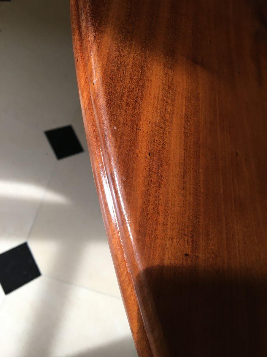 Table En Acajou,  6 Pieds, XIXème-photo-6