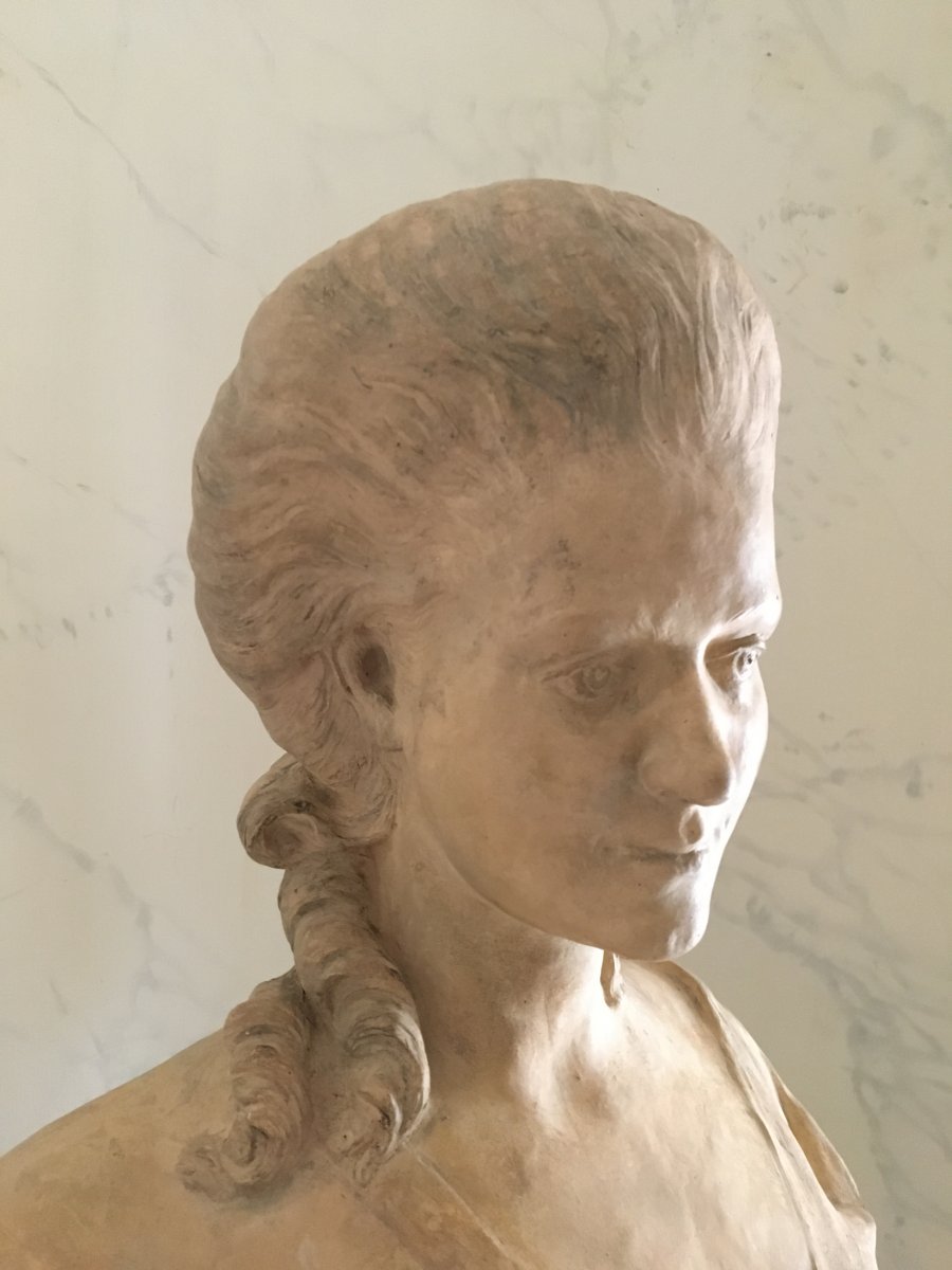 Terracotta Bust - XVIIIth-photo-2