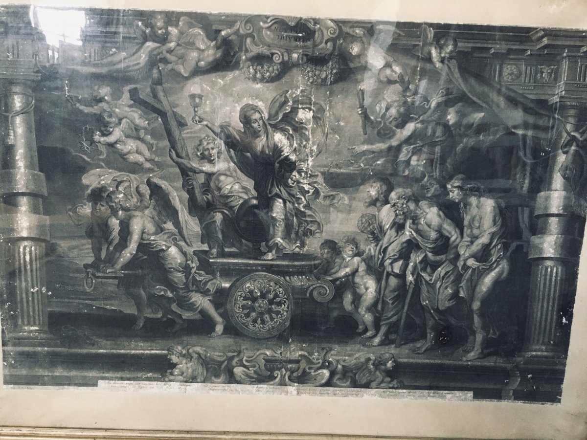 Le Triomphe De La Foi De Pierre Paul Rubens - Gravé Par François Ragot - -photo-4