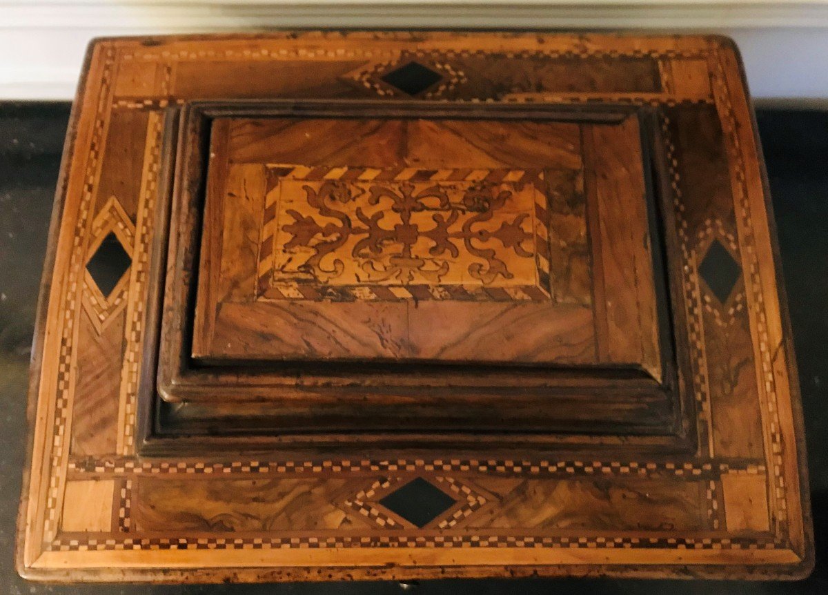 Coffret En Marqueterie - XVIIème-photo-4
