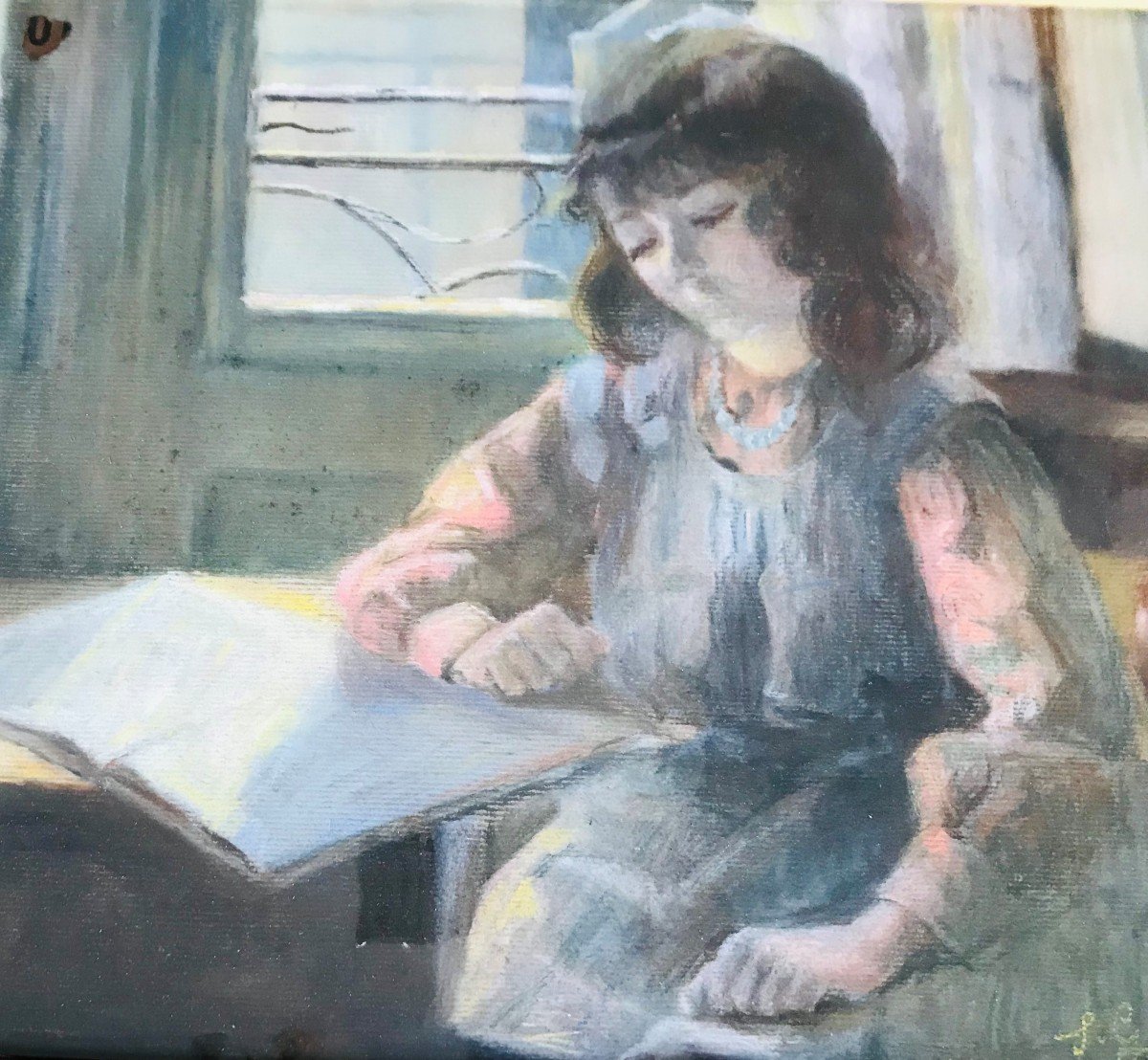 Jeune Fille à La Lecture-photo-2