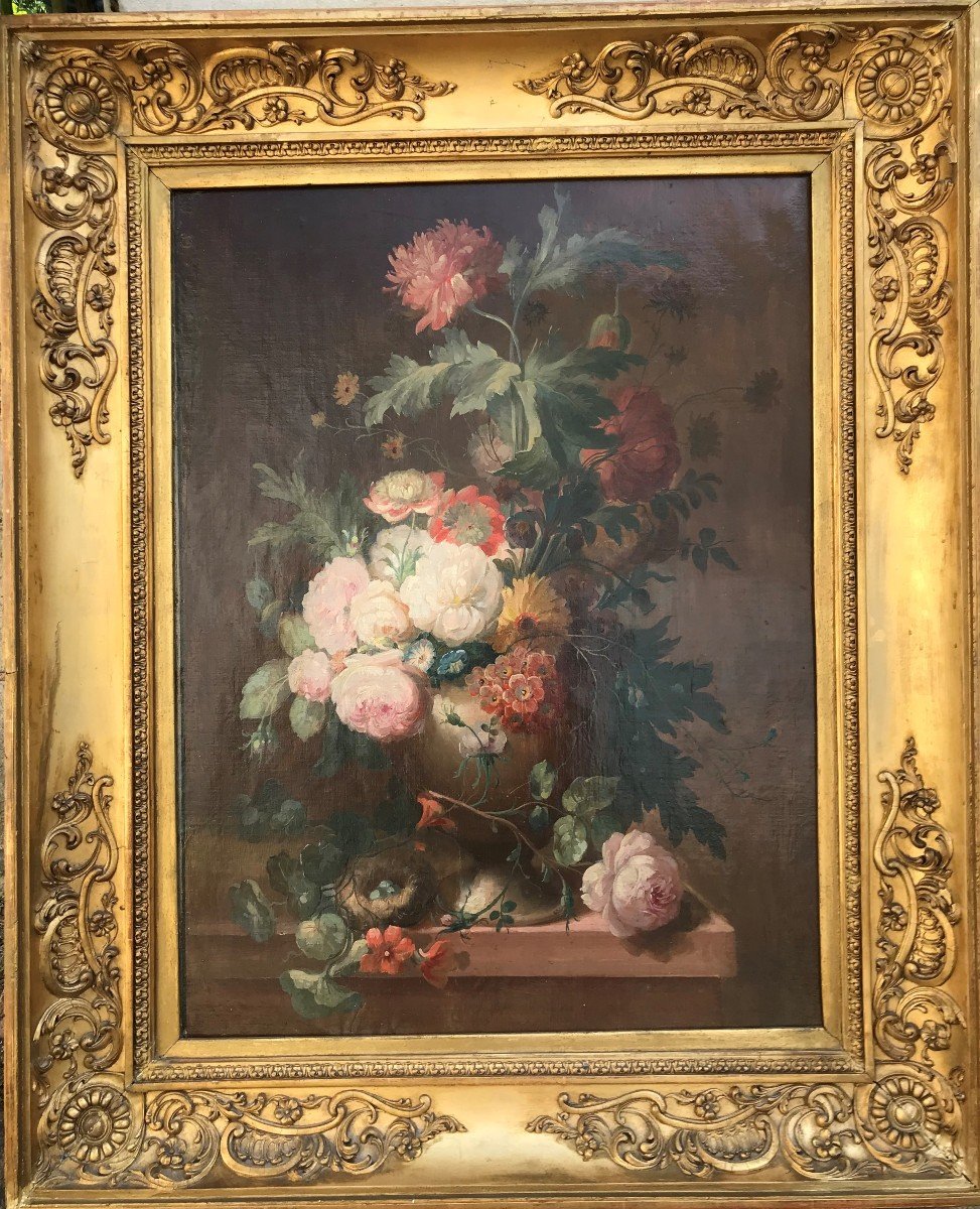 Bouquet Fleurs - XIXème