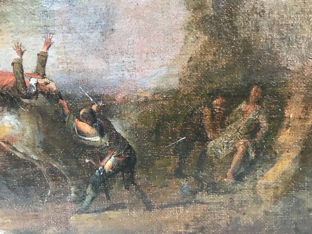 Scène De Brigandage- XVIIème-photo-1