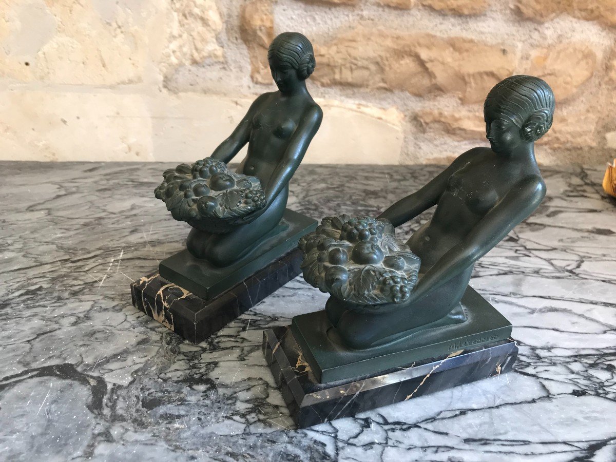 Pair Of Bookends - Max Le Verrier-photo-4